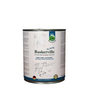 Baskerville HF Holistic Rind und Lachs Яловичина та лосось для собак, 800 г 21563 фото