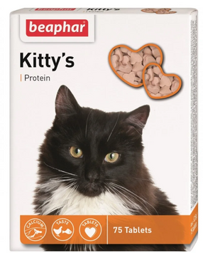 Kitty's + Protein вітамінізовані ласощі з протеїном та рибою для котів 12510 фото