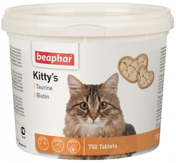 Kitty's + Taurine + Biotine вітамінізовані ласощі з таурином і біотином для котів 12597 фото