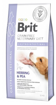 Brit GF Veterinary Diet Gastrointestinal Сухий корм оселедець для собак, при захворюваннях шлунково-кишкового тракту 12 кг 170944/528127 фото