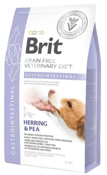 Brit GF Veterinary Diet Gastrointestinal Сухий корм оселедець для собак, при захворюваннях шлунково-кишкового тракту 2 кг 170945/8134 фото