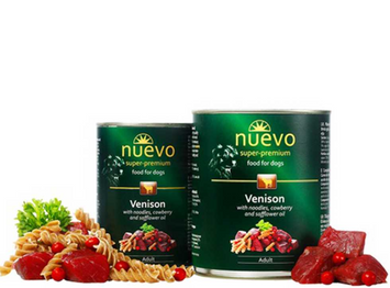 Nuevo Adult корм консерви з олениною, брусницею та сафлоровою олією для собак 800 г 95002 (802) фото