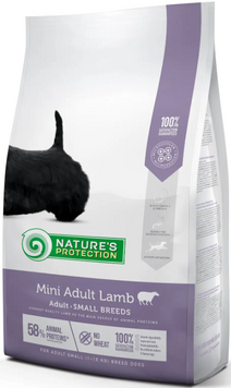 Nature's Protection Mini Adult Lamb Small Breeds 2 кг Сухий корм для дорослих собак малих порід з ягнятиною NPS45734 фото
