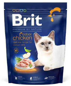 Brit Premium by Nature Cat Indoor Chicken Сухий корм для кішок з куркою що живуть у приміщенні 300 г 171845 фото