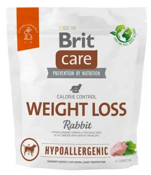 Brit Care Dog Hypoallergenic Weight Loss Сухий корм кролик для собак із зайвою вагою 1 кг 172223 фото