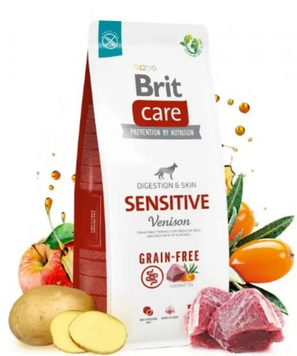 Brit Care Dog Grain-free Sensitive Сухий корм для собак з чутливим травленням оленина беззерновий 12 кг 172210 фото