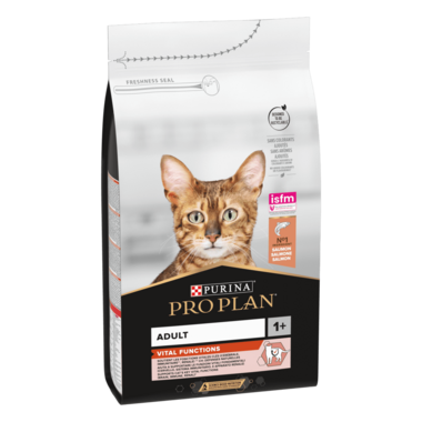 PRO PLAN&reg;. Сухий повнораціонний корм для дорослих котів, з лососем. 400 г 12538631 фото