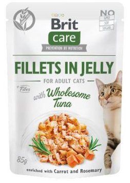 Вологий корм для котів Brit Care Cat pouch 85 г (тунець у желе) 100533/0556 фото
