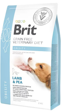 Brit GF Veterinary Diet Obesity Сухий корм ягня для собак, для зниження ваги 2 кг 170941/8073 фото