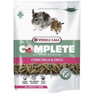 Versele-Laga Complete шиншил, денгу (Chinchil&Degu) гранульований корм для шиншил та дегу, 500 г 612552 фото