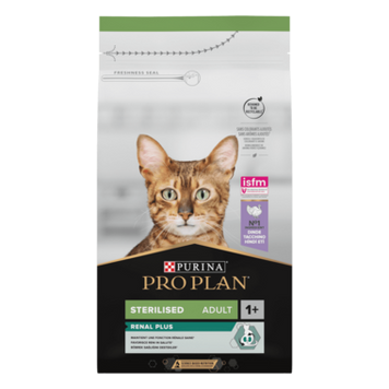 PRO PLAN&reg; RENAL PLUS. Сухий повнораціонний корм для дорослих стерилізованих котів, з індичкою. 10 кг. 12524323 фото