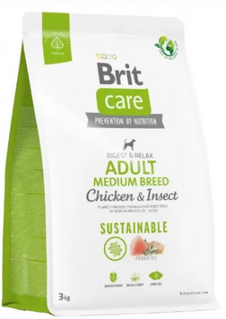 Brit Care для собак середніх порід з куркою та комахами 3 кг 172176 фото