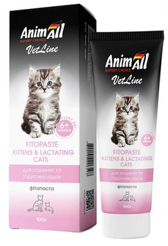 AnimAll VetLine фітопаста для кошенят і кішок, що годують 100 г 150 565 фото