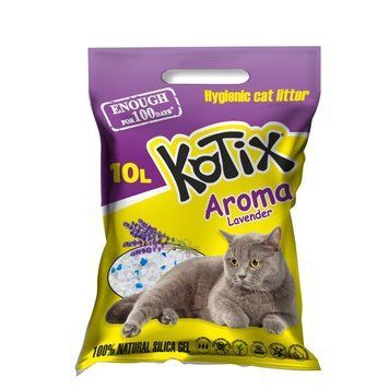 Наповнювач д/туалету KOTIX 10 L Lavender 403204501 фото