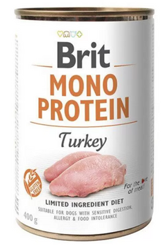 Brit Mono Protein Вологий корм з індичкою 400 г 100838/100060/9780 фото