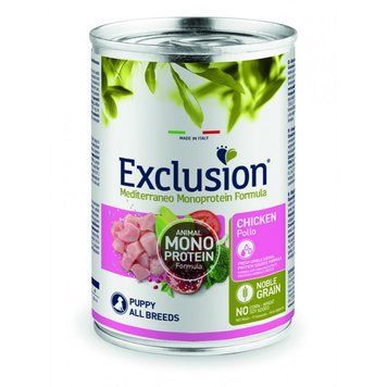 Exclusion Puppy Chicken корм для цуценят від 2 до 12 місяців з куркою 400 г 05183 фото