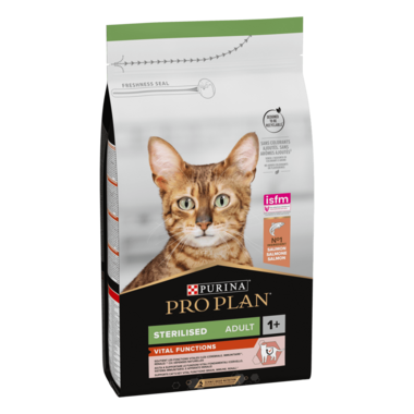 PRO PLAN&reg;. Сухий повнораціонний корм для дорослих стерилізованих котів, з лососем. 1,5 кг 12539024 фото