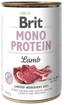 Brit Mono Protein Вологий корм з ягням 400 г 100834/100058/9773 фото
