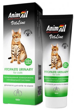 AnimAll VetLine фітопаста урінарі для котів 100 мл 150 566 фото