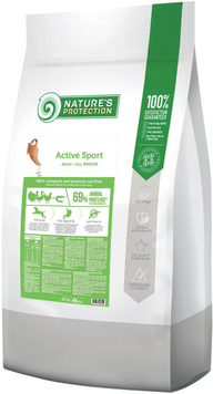 Nature's Protection Active Sport Adult All Breeds 18 кг Сухий корм для дорослих спортивних, мисливських та службових собак NPB46032 фото