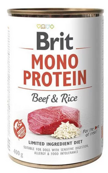 Brit Mono Protein Вологий корм з яловичиной та рисом 400 г 100832/100054/9735 фото