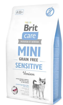 Brit Care Mini GF Sensitive Сухий корм оленіна для собак мініатюрних порід із чутливим травленням 2 кг 170776/0169 фото
