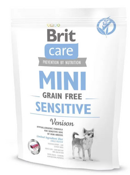 Brit Care Mini GF Sensitive Сухий корм оленіна для собак мініатюрних порід із чутливим травленням 400 г 170777/0176 фото