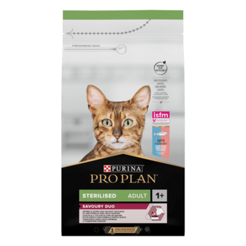 PRO PLAN&reg;. Сухий повнораціонний корм для стерилізованих котів, з тріскою та фореллю. 1,5 кг 12384809 фото