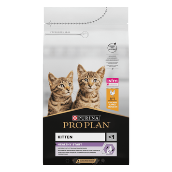 PRO PLAN&reg;. HEALTHY START. Сухий повнораціонний корм для кошенят, з куркою. 1,5 кг . 12537551 фото