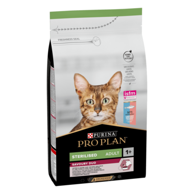 PRO PLAN&reg;. Сухий повнораціонний корм для стерилізованих котів, з тріскою та фореллю. 1,5 кг 12384809 фото