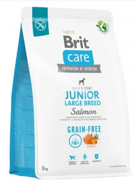 Brit Care Dog Grain-free Junior Large Breed Сухий корм для молодих собак великих порід беззерновий на лососі 3 кг 172200 фото