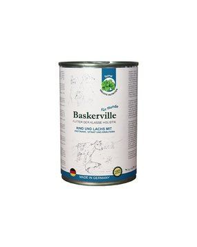 Baskerville HF Holistic Rind und Lachs Яловичина та лосось для собак, 400 г 21562 фото