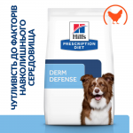 Hill’s Prescription Diet Derm Defense Сухий корм при атопічному дерматиті у собак, з куркою, 1,5 кг