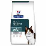 Hill's Prescription Diet w/d Сухий корм для котів при цукровому діабеті, з куркою, 3 кг