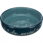 TX-24795 миска котяча"Thanks for Service",керамика,0.3л/15см