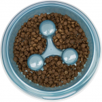 TX-25033 миска "Slow Feed",пластик/гумова кромка,1.5л/27см