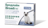 БРОДЛАЙН Спот-он для котів до 2,5кг (S) 1 піпетка