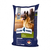 CLUB 4 PAWS PREMIUM Для дорослих робочих собак середніх та великих порід SCOUT, 5 кг