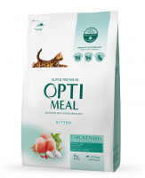Optimeal Сухий корм з куркою для кошенят 200 г