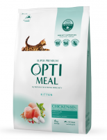 Optimeal Сухий корм з куркою для кошенят 1.5 кг