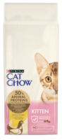 Cat Chow Сухий повнораціонний корм для кошенят. Також підходить для вагітних кішок та кішок у період лактації, з куркою 1.5 кг