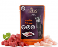 Nuevo Adult пауч для котів, яловичина і курка 85 г