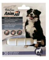 AnimAll VetLine spot-on, краплі для собак 30-40 кг 1 піпетка 8 мл