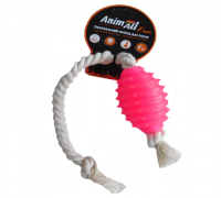 AnimAll  Граната з канатом 8 см коралова