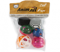 AnimAll набір іграшек в асорт.(6 шт) для котів