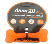 AnimAll Кістка 8 см помаранчева