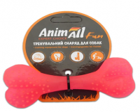 AnimAll Кістка 12 см коралова