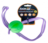 AnimAll м'яч тренінг зі шлейкою 6 см зелений