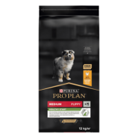 PRO PLAN®. Сухий повнораціонний корм для цуценят середніх порід. Також підходить для вагітних та лактуючих собак. З куркою. 18 кг.