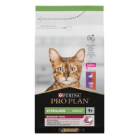 PRO PLAN®. Сухий повнораціонний корм для стерилізованих котів, з качкою та печінкою. 10 кг.